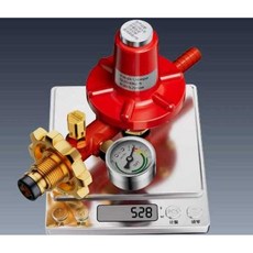 석유 액화 방폭 탱크 조절 밸브 감압 조절기 액화가스 실린더, (방폭형 자동잠김) 상업용 중고압 밸브 - 미터 없음(, 1개