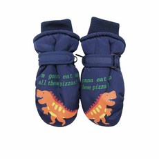 【體溫魔術師】兒童恐龍防風包指保暖手套，加厚蓬暖，通勤玩雪必備兒童款