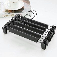 10p HWA 집게형 블랙 바지걸이 세트 85387PC 1(pc), 색상, 1개