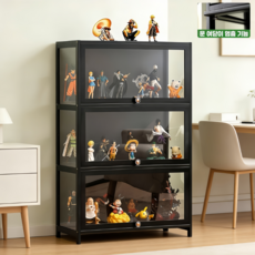 장식장 피규어 진열장 초대형 투명 장식장 다용도 수납장 피규어 보관함 거실진열장, 1개