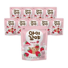 남양 아이꼬야 요거트큐브 딸기 17g 8개