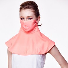 HOII 蒙面俠 防護面罩頸套 多色選擇 戶外活動適用, 1個, 紅光