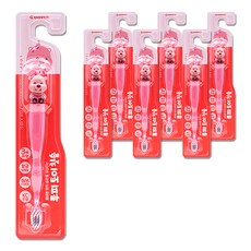 뽀로로 어린이 캐릭터 피규어 칫솔 루피칫솔, 혼합색상, 1개입, 7개