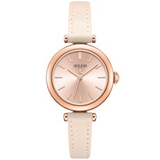 JULIUS 聚利時 平行時空 皮革文青秀氣腕錶 JA-1018 (五色/28mm) 女錶