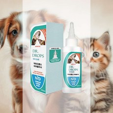 반려동물 귀세정제 120ml 건강성분 피부보호 미세먼지 냄세제거 저자극 염증케어