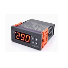PID 溫度控制器 含1米 感溫棒 (AC220V /DC12V )帶高溫警報接點功能, 1個, DC12V