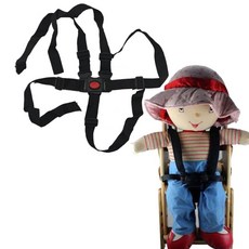 5점벨트 하네스 의자 안전 유모차 좌석 베이비시트, 5점벨트 GD01580, 1개