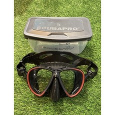 SCUBAPRO SYNERGY TWIN TRUFIT 潛水/自潛 雙面鏡, 黑/紅