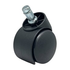 LYR 2吋辦公椅輪 電腦椅輪子 辦公椅輪子 駱駝輪 電腦椅輪 插桿 插銷輪 台灣製造, 黑色, 5個