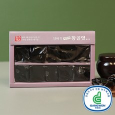 장바우치악산 황골엿 흑미조각엿 400g(20gX20개) / 국산 100%(흑미+백미+맥아) 대한민국 식품명인 제70호 김명자, 400g, 1개
