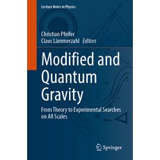 (영문도서) Modified and Quantum Gravity: From Theory to Experimental Searches on All Scales Paperback, Springer, English, 9783031315190