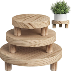 우드 스탠드 3종 화분 받침 인테리어소품