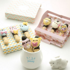 초콜릿 만들기 세트 발렌타인데이 캐릭터 어린이 초콜릿 diy 세트 과자 화이트데이 크리스마스 빼빼로