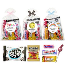 어린이날 크리스마스 수능 달콤한세상 과자선물세트 어린이집생일선물답례품 단체선물 어린이집선물 과자세트 간식 과자 꾸러미 구디백 단체간식 단체선물, 1개, A-1(하늘리본)7가지 구성
