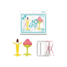 앙쥬 베스트 치발기, 1세트, 초코바나나+3D딸기