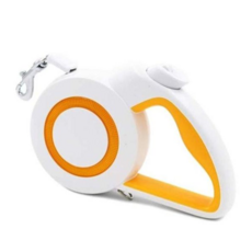 강아지리드줄 자동줄 주황 5M 1P 애견 산책줄 반려견, 본상품선택, 1개