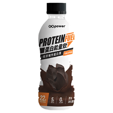 GOpower PROTEIN FUEL 蛋白能量飲 巧克力牛奶添加消化酵素健身運動營養補充, 1箱, 350ml