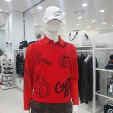 까스텔바작 남성 골프 조끼 베스트 캐주얼 기능성 필드스타일 아트웍V넥베스트BGDFSV001 REDSHDH5595385