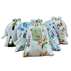 Fanhua 漢方防蚊包 草本艾草香茅驅蚊香囊 居家戶外適用, 1個, 5個裝