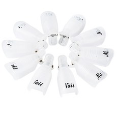 쏙오프클립 10개 세트 젤네일제거 쏙오프, 반투명