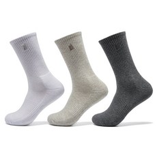 프로스펙스 라이프스타일 중목 자수 양말 / PS5KS24Z701 702 703_GN, 멜란지그레이, 1개