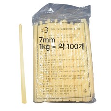 국산 강력 글루스틱 핫멜트 글루건심 7mm 1kg, 1세트