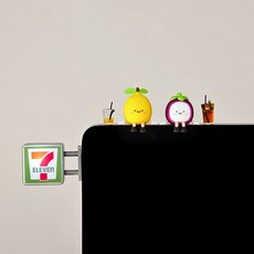 치유 램프 브랜드 장식품 작업은 장식 데스크탑 액세서리 유물을 화면 모니터 안정시킵니다., 1, E. 발광 간판 + 레몬 진실 + 대나무 늘 즐거움 +