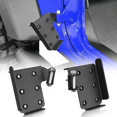 EYOUHZ JK JL JT 힌지 스텝 접이식 풋 페달 병따개 포함 2007-2026 지프 랭글러 JK JL JKU JLU 및 글래디에이터 JT 2/4 도어와 호환 풋 스, 2 Pcs(Star logo)