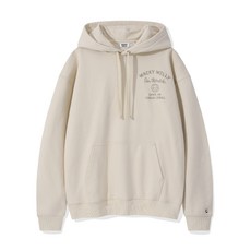 와키윌리 레터링 헤비쭈리 후드 베이지 221090