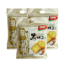 코코넛이 들어간 흑깨소미 고소미 스낵, 3개, 560g