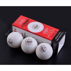 Nittaku Premium 40 三星比賽球 乒乓球 日本製3入裝, 1個