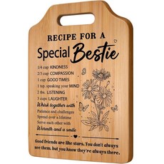 Milcier 여성용 우정 선물 여성 우정을 위한 생일 선물 독특한 베스트 프렌즈 도마 여성을 위한 가장 친한 친구 크리스마스 선물 절친 BFF, Bestie