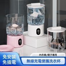 迷你內衣洗衣機女性洗內褲專用洗衣杯小型無線便攜式洗襪子神器, 【代發/批發/定製】:1個