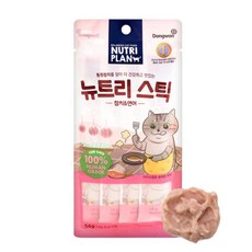 고양이 뉴트리 스틱 간식 참치 연어 4개입 1P 파우치 스틱간식 고양이 캣간식 반려묘 길냥이간식 dew+4150rj