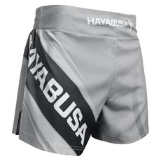 古川小夫 S M L XL XXL 隼HAYABUSA 短版 精品拳擊格鬥褲 MMA泰拳 踢拳道 WAKO-灰色