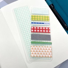 그린 마스킹테이프소분 마태감개 마스킹테이프보관 소분 모눈 마테감개 마스킹테이프