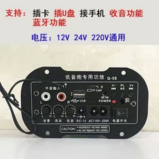 音箱改裝主板 24V專業音頻放大器 低音炮功放板控制器, 小面板功放板