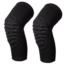 KO Sports Gear 압박 무릎 슬리브-블랙-성인용 M