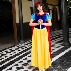 LoliDolls 萬聖節變裝白雪公主連身長裙套裝 COS1254