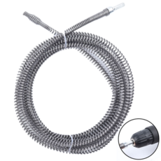 Mirsh 배수구 화장실 하수구 뚫는 전동 스프링 관통기