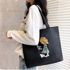 에코백 캔버스 데일리 숄더 토트 백 가방 학원 면가방
