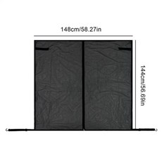 차량 캠핑 테일게이트 네트 방충 자석 텐트 스크린 밴 트럭 트레일러 테일게이팅용, 기본