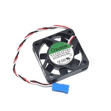 SUNON 4010 알람 신호 냉각 KD2404PFB3 24V 9W 40x40x10mm, 검정색, RGB 없음, Blue Plug