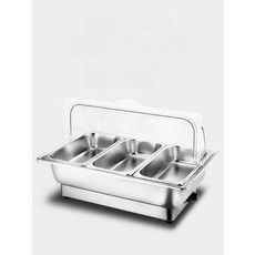 업소용 중탕기 차핑디쉬 음식 보온 3칸 탕온기 워머, 순펑 24시간 배송, 기본 모델명/품번