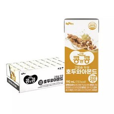 콩앤콩 고칼슘두유 호두와 아몬드 24팩, 24개, 190ml