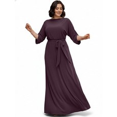 KOH FLOW 로우y 포멀 배트윙 슬리브 이브닝 캐주얼 가운 화이트. 231654