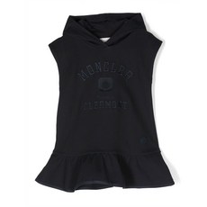 몽클레르 앙팡 민소매 후디 드레스