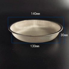 배수구 거름망 씽크대 초미세 메쉬 음식물 필터, 140mm 40 메쉬, 1개