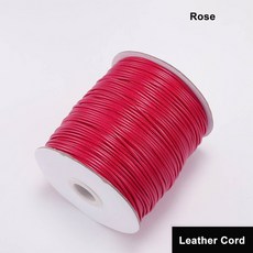 1/1.5mm 칠 로프 실 끈 왁스 코드 용품 보석 꼬임 만들기 면 10m 가죽 팔찌 구슬 2mm 마크라메 공예, 1개, 13 rose