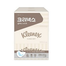 購物車 Z Kleenex 經典紙漿美容紙巾 230 張, 6件, 1套